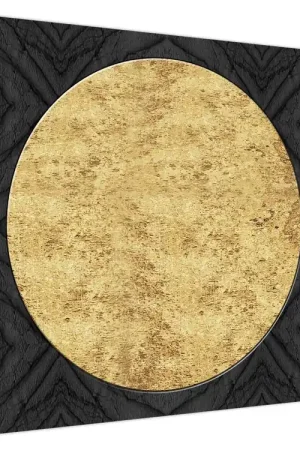 Schilderij - Gouden structuur N⁰2 Rabat