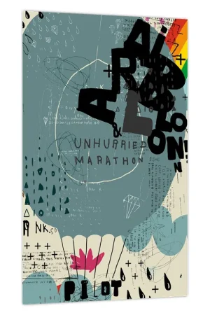 Niska cena Schilderij - Vliegende ballon met regenboog