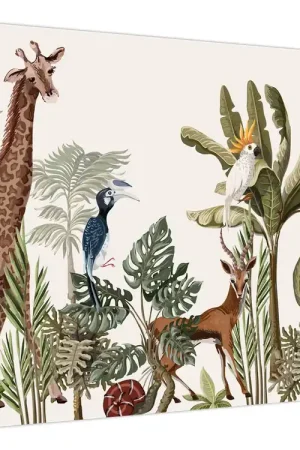 Niska cena Schilderij - Jungle vol dieren