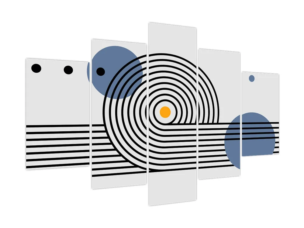 Schilderij - Minimalistische abstractie N⁰1 Bezpieczna płatność