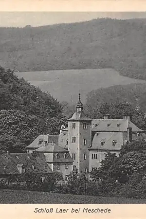 Darmowa dostawa Duitsland Meschede Westf. Schloss Haus Laer 1932 Kasteel Deutschland Europa HC61762
