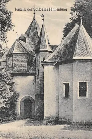 Duitsland Schloss Hinnenberg bei Brakel i. Nethegau Kapelle des Schlosses Kasteel Deutschland Europa HC61783 Bezpieczna płatność