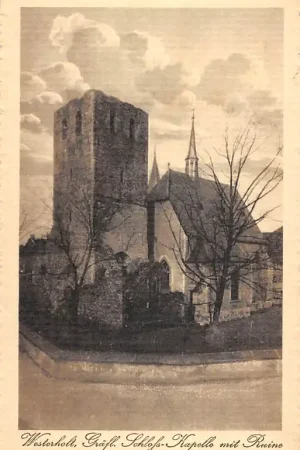 Darmowa dostawa Duitsland Westerholt Grafl. Schloss - Kapelle mit Ruine Herten Kasteel Deutschland Europa HC61780