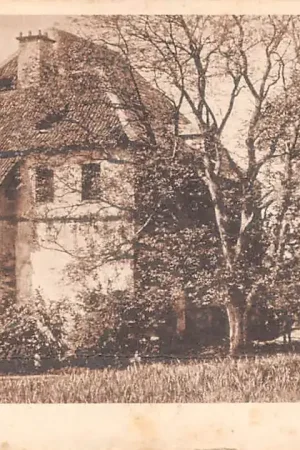 Autentyczny Duitsland Stirpe Das alte Schloss 1917 Erwitte Lippstadt Kasteel Deutschland Europa HC61728