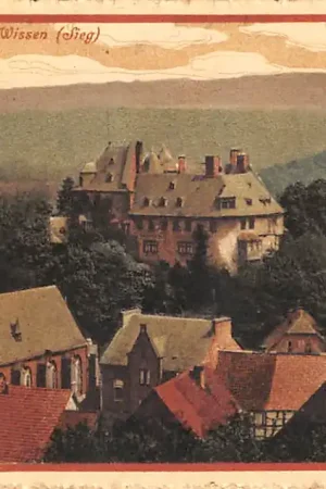 Duitsland Schloss Schönstein bei Wissen Rheinland-Pfalz Kasteel Deutschland Europa HC61721 Popularny