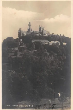 Duitsland Schloss Braunfels Lahn-Dill-Kreis Hessen 1925 Kasteel Deutschland Europa HC61831 Bezpieczna płatność