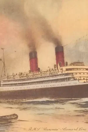 Scheepvaart R.M.S. Caronia Cunard Line England Engeland Liverpool Europa HC61295 Oryginalny