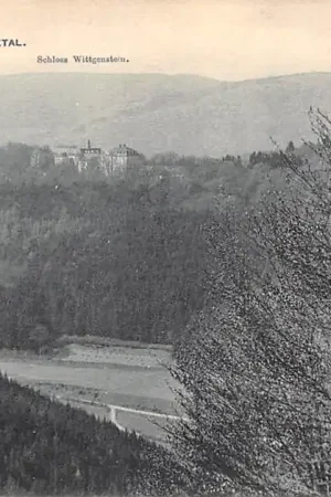 Ekspresowa dostawa Duitsland Laasphe Blick ins Laasphetal Schloss Wittgenstein Siegen 1906 Kasteel Deutschland Europa HC59530