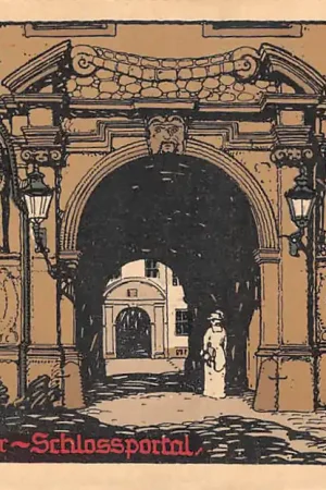 Duitsland Schloss Corvey an der Weser Schlossportal Höxter 1926 Kasteel Deutschland Europa HC59523 Ekspresowa dostawa