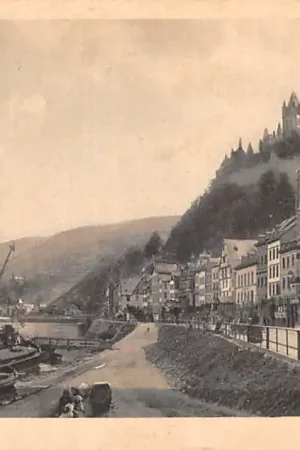 Duitsland Cochem Moselstrasse Burg Schiff Scheepvaart 1928 Kasteel Deutschland Europa HC59521 Kup teraz