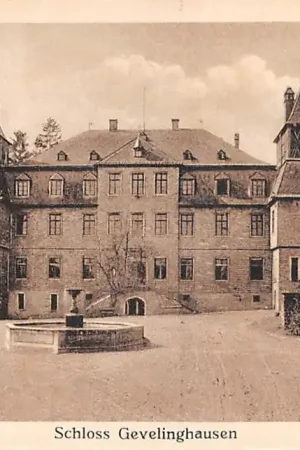 Tani Duitsland Schloss Gevelinghausen Olsberg Sauerland Kasteel Deutschland Europa HC59518