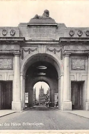 België Ypres Ieper Meenen Poort gedenkteeken der Britsche Helden 1935 WO1 Militair Monument 1914-1918 Engeland England Europa HC59482 Ekspresowa dostawa