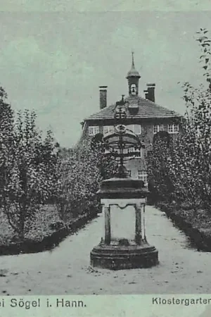 Duitsland Sögel Emsland Klostergarten bei Schloss Clemenswerth Hannover Kasteel Klooster Deutschland Europa HC59317 Oferta