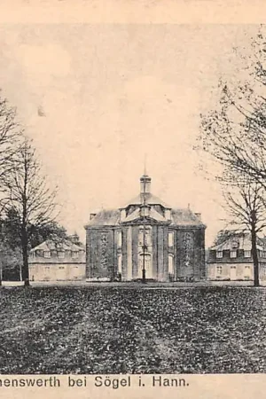 Duitsland Sögel i. Hann. Emsland Jagd schloss Clemenswerth Hannover Kasteel Deutschland Europa HC59316 Oryginalny