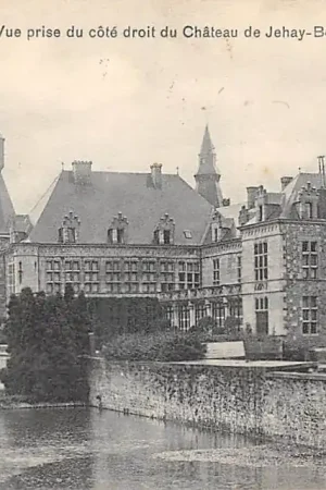België Vue prise de cote droit du Chateau de Jehay-Bodegnée 1911 Luik Liège Kasteel Europa HC59305 Rabat