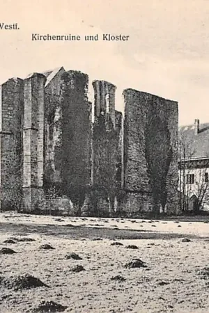 Duitsland Kloster Böddeken bei Paderborn Kirchenruine und Kloster Klooster Deutschland Europa HC59269 Premium