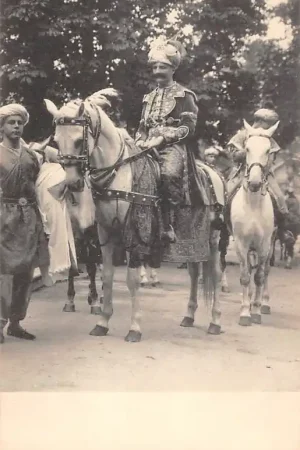 Delft Indiase Vorst te paard Maskerade 1 Juli 1913 XIII Lustrum Delftsch Studentencorps HC47849 Popularny