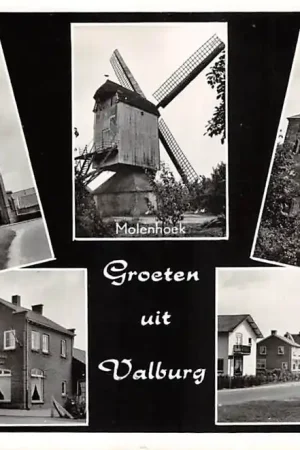 Valburg R.K. en N.H. Kerk De Viersprong Kerkplein Molenhoek Molen HC47839 Wysoka jakość