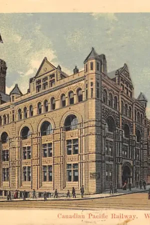 Canada Montreal Canadian Pacific Railway Windsor St. Station 1905 Spoorwegen Noord-Amerika HC47792 Zwrot pieniędzy