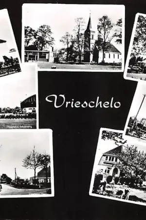 Vrieschelo School Industrieweg Ossedijk Dorpsstraat Kruispunt Ned. Herv. Kerk en Molen Meidoornweg Westerwolde Groningen HC47671 Wysoka jakość