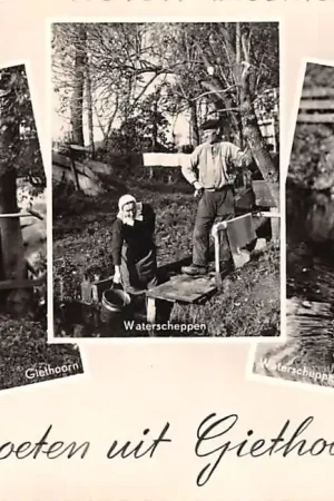 Zwrot pieniędzy Giethoorn Groeten uit 1959 Drieluik HC47661