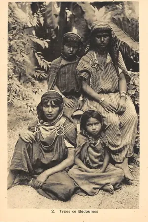 Tunesië 2. Tunesie Types de Bedouines Afrika Klederdracht HC47642 Kup teraz