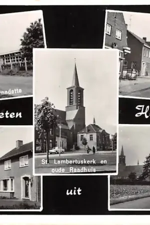 Bezpieczna płatność Helden B.L.O. School Kloosterstraat St. Lambertuskerk en oude Raadhuis Molenstraat en Kesselseweg Peel en Maas Limburg HC47279