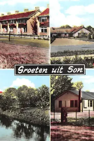 Son en Breugel Reclame kaart Heropening van Boxtel' parfumerie Lupinelaan Villapark Dommelzicht Nuts Kleuter school Noord-Brabant HC47124 Ostatnia szansa