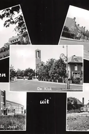 Wysoka jakość Gendt Gemeente toren De Klok Dorpsstraat Bejaardencentrum St. Jozef en Gemeentehuis Lingewaard Betuwe HC46998