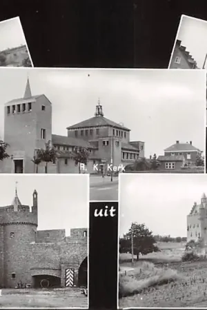 Doornenburg De Kolk Poort Kasteel R.K. Kerk Vlasteren Betuwe Lingewaard Bemmel HC46976 Wysoka jakość