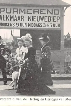 Szybka dostawa Amsterdam Amsterdam De Ruyterkade Koninklijke Familie en de Hertog en Hertogin van Mecklenburg Koningshuis HC46920