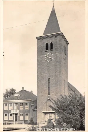 Ekspresowa dostawa Zevenhoven Nieuwkoop R.K. Kerk Originele Fotokaart HC46903