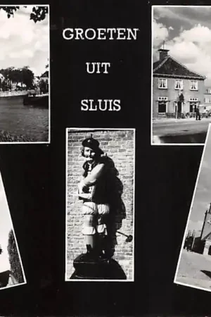 Sluis (ZL Groeten uit 1965 Vijfluik Molen Zeeuws-Vlaanderen HC46828 Niska cena