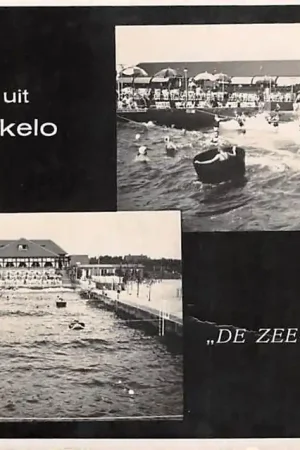 Bad Boekelo De zee op de heide 1928 Zwembad HC46799 Darmowa dostawa
