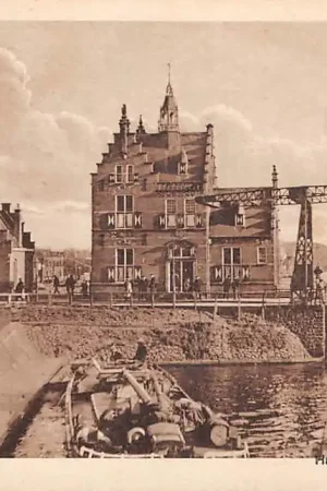 Zaandam Havenmeesterskantoor Binnenvaart Scheepvaart Schepen HC46612 Premium