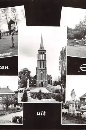 Eerde R.K. Kerk en Pastorie Hoeve Heertveld Huize St. Jozeph Dierentuin Het Uivernest Veghel Meierijstad Noord-Brabant HC46441 Rabat