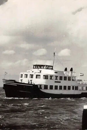 Bezpieczna płatność Ameland Aankomst Boot Pier Veerpont Veer Schepen Scheepvaart HC46392