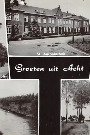 Acht Eindhoven Achtse Molen Kanaalzicht R.K. Kerk St. Antoniushuis Rijnstraat HC46297 Tani