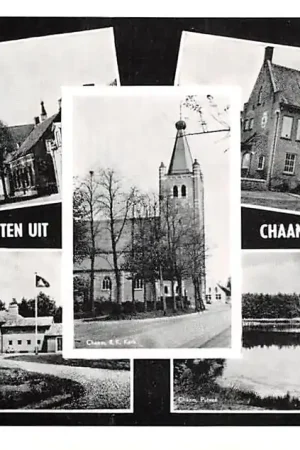 Wysoka jakość Chaam Dorpstraat Jeugdherberg Putven R.K. Kerk Gemeentehuis Alphen Noord-Brabant HC46282