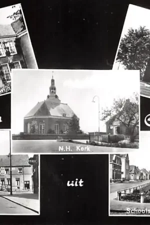 Capelle (NB) Kasteel de Roy Hoofdstraat N.H. Kerk Gemeentehuis Schoolstraat en Wendelnesseweg Noord-BrabantHC46245 Oferta