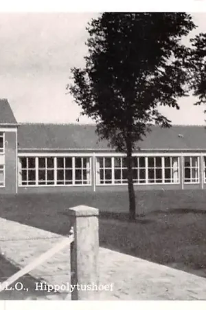 Wieringen Hippolytushoef Parklaan 1950 School V.G.L.O. en U.L.O. Wieringermeer HC46170 Nowość