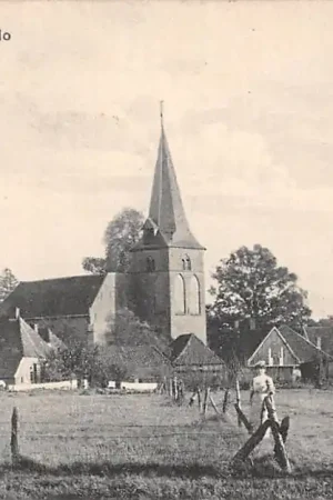 Ruurlo Gezicht op het Dorp Kerk 1910 Berkelland Achterhoek HC46151 Rabat