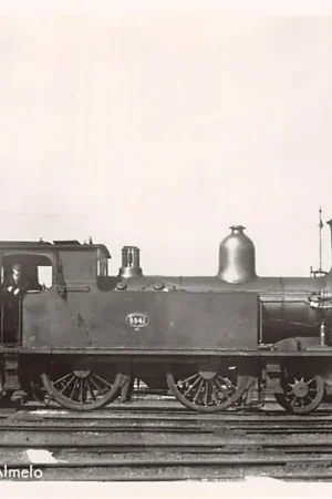 Almelo Station met Loc 5541 20.5.39 Spoorwegen Treinen HC46147 Zwrot pieniędzy