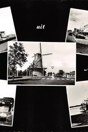 Zamów teraz Maassluis Haven Molen Veer pont 1964 HC45968