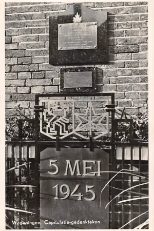 Wageningen Capitulatie - gedenkteken WO2 Militair 1940-1945 HC45906 Ostatnia szansa