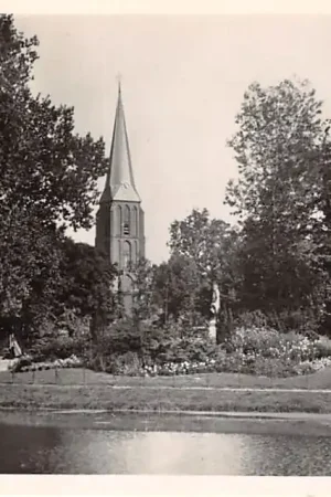 Darmowa dostawa Arnhem Lauwersgracht met kerk en monument 1951 HC45708