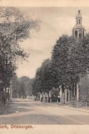 Driebergen Dorpstraat met N.H. kerk 1929 HC45524 Ekspresowa dostawa