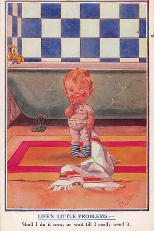 Darmowa dostawa Fantasie Vintage Life's little problems Illustrator T. Gilson Kind HC45270