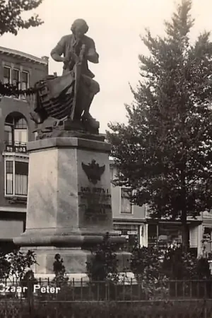 Zaandam Standbeeld Czaar Peter Monument Type fotokaart HC45294 Kup teraz