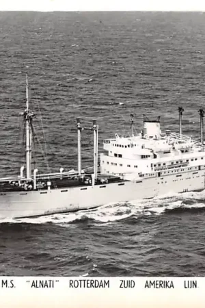 Darmowa dostawa Schepen Scheepvaart M.S. Alnati Rotterdam Zuid Amerika Lijn Luchtfoto HC45188
